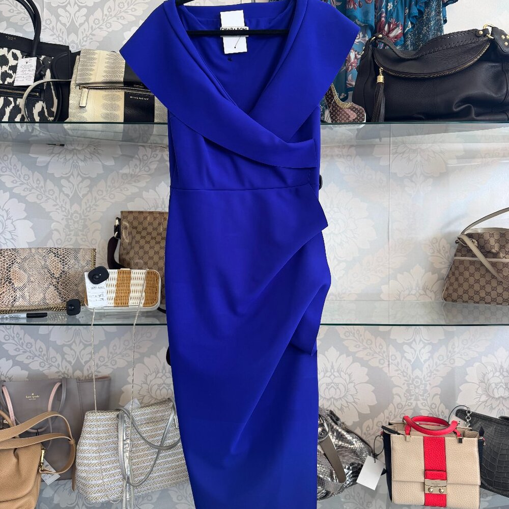 Chiara Boni Royal Blue Dress - Size 46